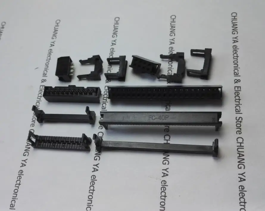 FC 6Pin 8P 10P 14P 16P 20P 26P 30P 34P 40P 2 54 мм ISP JTAG простой Ox horn штепсельные Разъемы набор из трех
