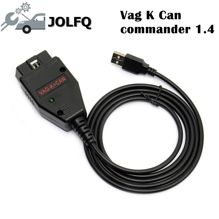 

Professional OBD2 Diagnostic-tool Interface Cable for VW/AUDI/SKODA/SEAT--Super VAG K+CAN Commander 1.4 with PIC18F258 Chip