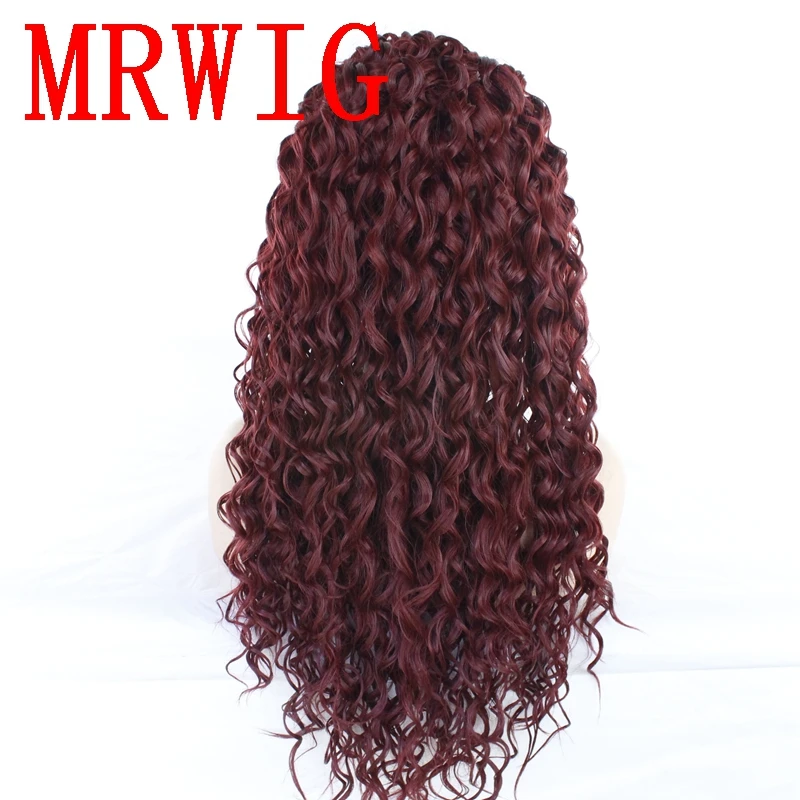 MRWIG Ombre Green 12in Short Bob Straight Synthetic Glueless Front Lace Wig Mid Part For Woman