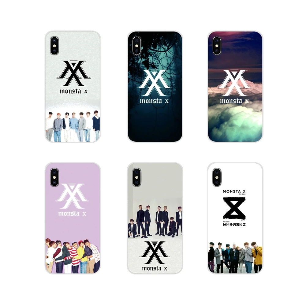 

Monsta X KPOP Boy Group TPU Transparent Shell Cases For Xiaomi Mi4 Mi5 Mi5S Mi6 Mi A1 A2 5X 6X 8 9 Lite SE Pro Mi Max Mix 2 3 2S