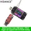 USB tester TFT DC Digital voltmeter current voltage meter volt amp ammeter detector power bank charger indicator + PD3.0 trigger ► Photo 1/6
