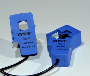 

Free shipping SCT013 100A/50mA Split Core Current Sensor AC Current clamp