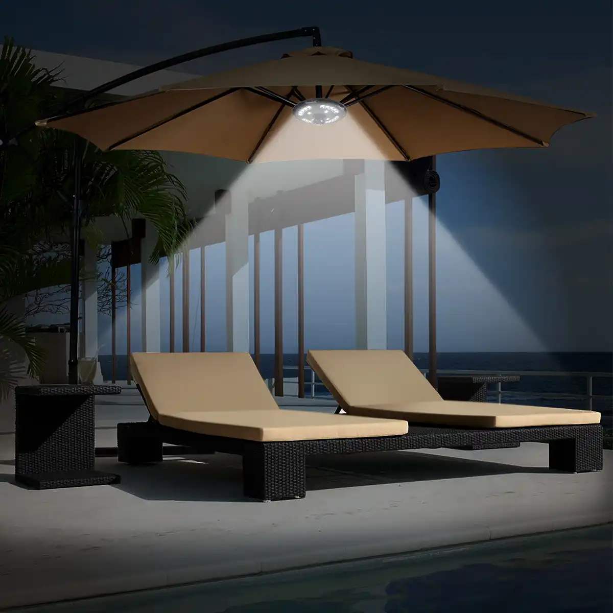 Amir 24 4 Led Patio Umbrella Pole Light Outdoor Cordless Light Garden Portable Camping Tent Umbrella Lamp Emergency Lights Aliexpress