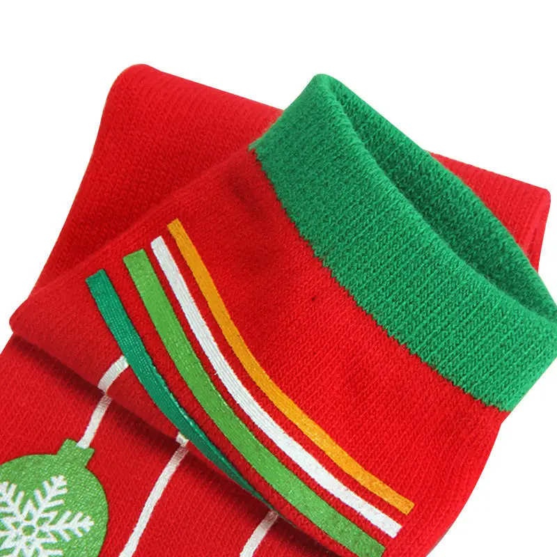 8Christmas Socks Five Fingers Women Socks Winter Warm Comfortable Ladies Toes Crew Stocking Santa Claus Reindeer Snowman Print Socks