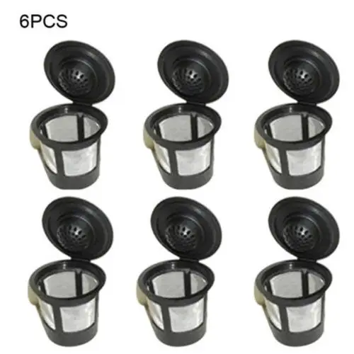 6 шт. многоразовые Многоразовые фильтры K Cup для кофеварки Keurig K50 и K55|Фильтры кофе| |