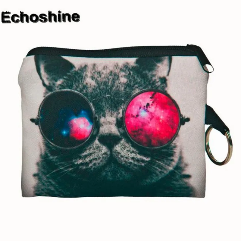 

Fashion and new brand Girl printing full of personality coins change purse Clutch zipper zero wallet phone key bags gift A2000