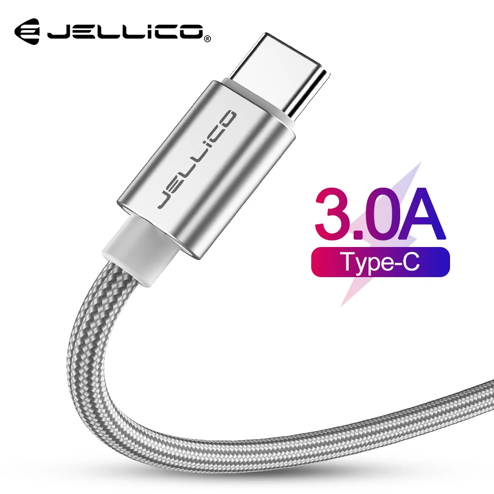 Jellico type C Быстрая зарядка USB C кабель type-C 3.1A кабель для передачи данных зарядное устройство для телефона samsung S9 S8 Note 8 Xiaomi Mi6 huawei адаптер