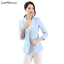 Повседневные женские блейзеры и куртки, новинка, Весенняя мода, тонкое короткое пальто для женщин, женские блейзеры, Chaquetas Mujer