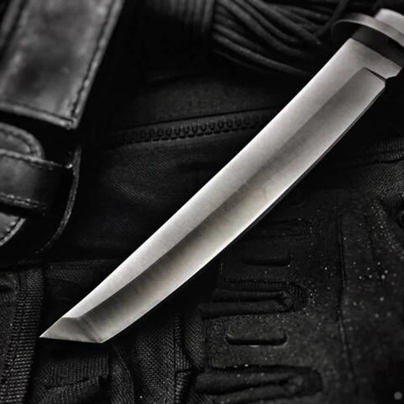 High Hardness Fixed Blade Tactical Knife Outdoor Tanto Hunting Knifes Survival Gear Straight Knives Combat Katana Camping Tools High Hardness Fixed Blade Tactical Knife Outdoor Tanto Hunting Knifes Survival Gear Straight Knives Combat Katana Camping Tools