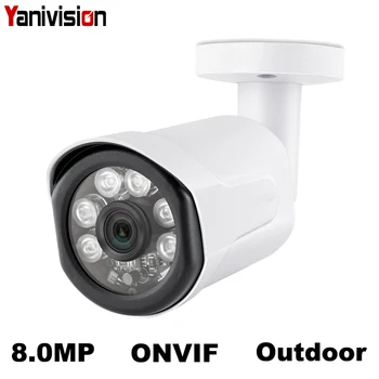 

POE 8MP Bullet IP Camera Outdoor H.265 4K Surveillance Security Video Camera IP IR Night View Motion Detect Record 5MP 2MP