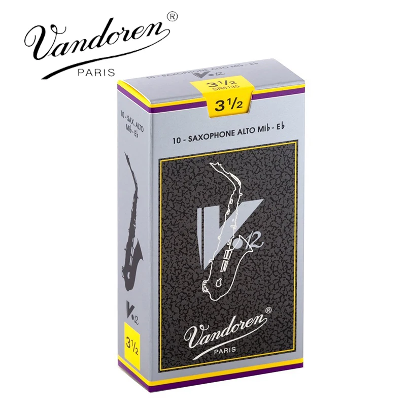 Франция Vandoren V12 трости для альт-саксофона/Саксофон альт Eb сила тростника 2 5 # 3
