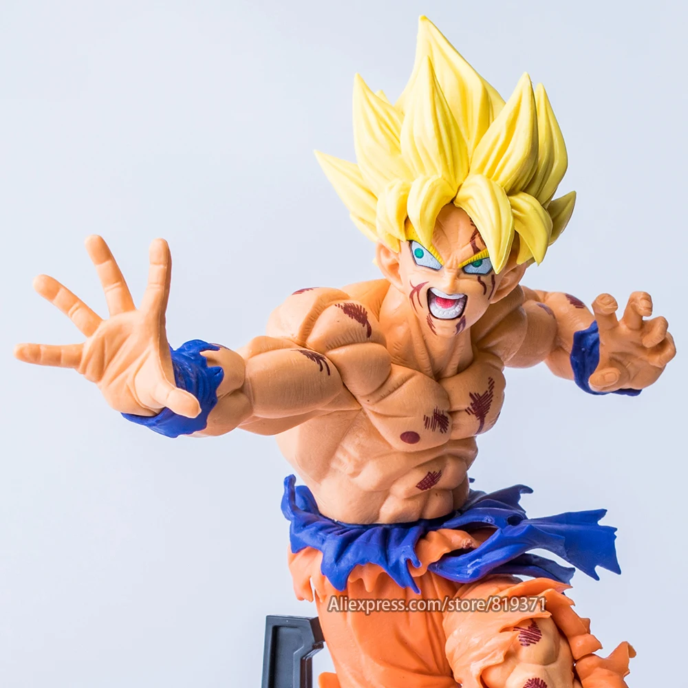 Bandai DragonBall Super Saiyan Son Goku Action Figure - Dragon Ball Z Collectible Model Toy Doll image 3