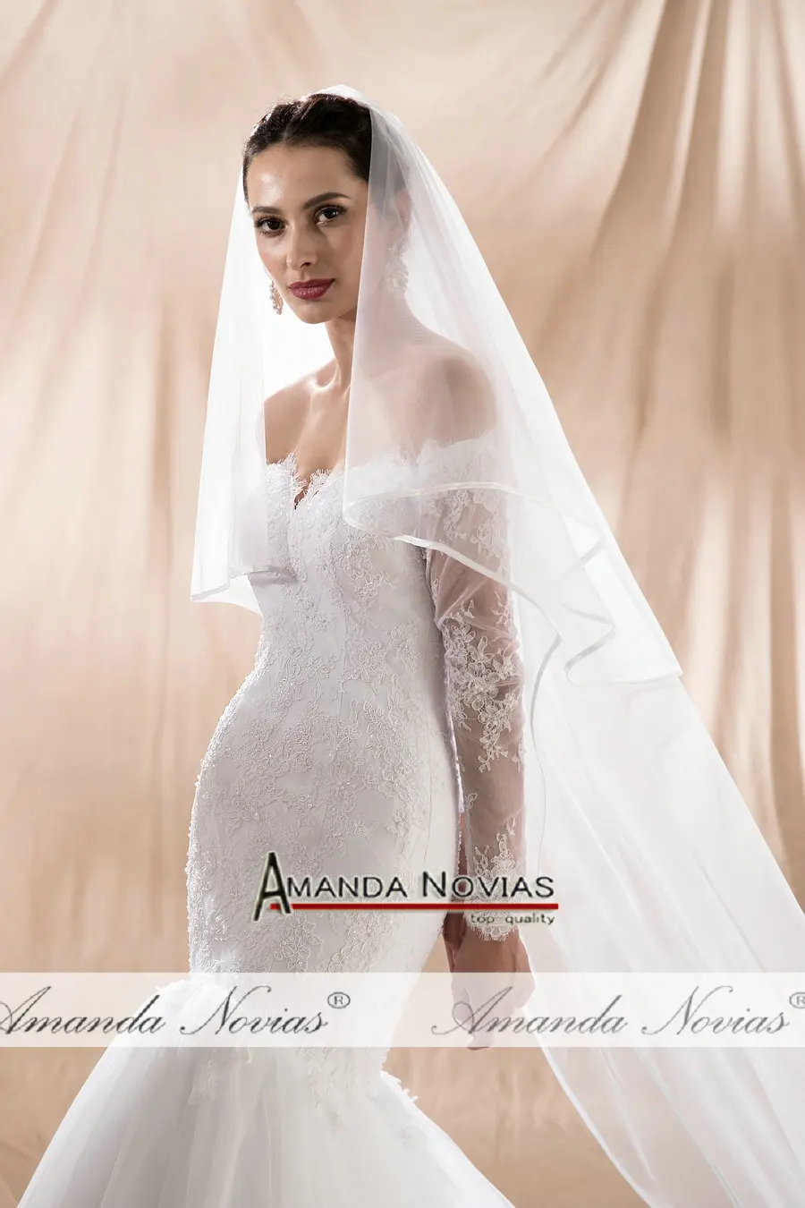 Длинная вуаль для свадьбы 70 см 280 без сатина|long wedding veil|wedding veilwedding long veil |