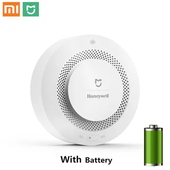 

Original Xiaomi Mijia Honeywell Fire Alarm Detector Remote Control Audible Visual Alarm Notication Work with Mi Home APP