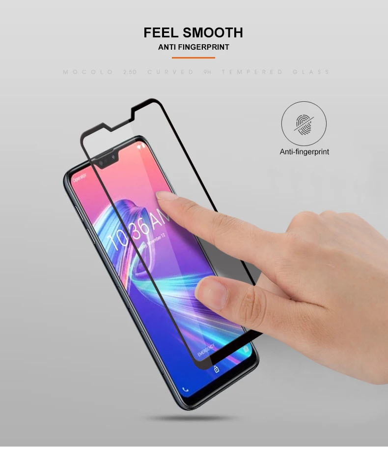 Mocolo 2.5D 9 H полное покрытие закаленное Стекло пленку защитное стекло на для Asus ZenFone Max Pro M1 M2 м 1 2 ZB601KL ZB602KL ZB633KL ZB631KL 32/64 GB