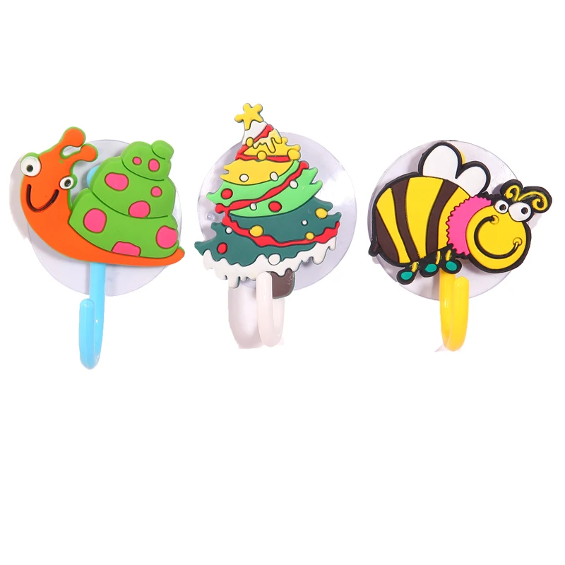 Key & Decorative Hooks Cartoon animal powerful hook bathroom kitchen