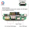 QC Fast flash LED Dual USB Micro Type C Light Power Bank 18650 lithium Charger Board Overcharge Overdischarge Circuit Protection ► Photo 1/6