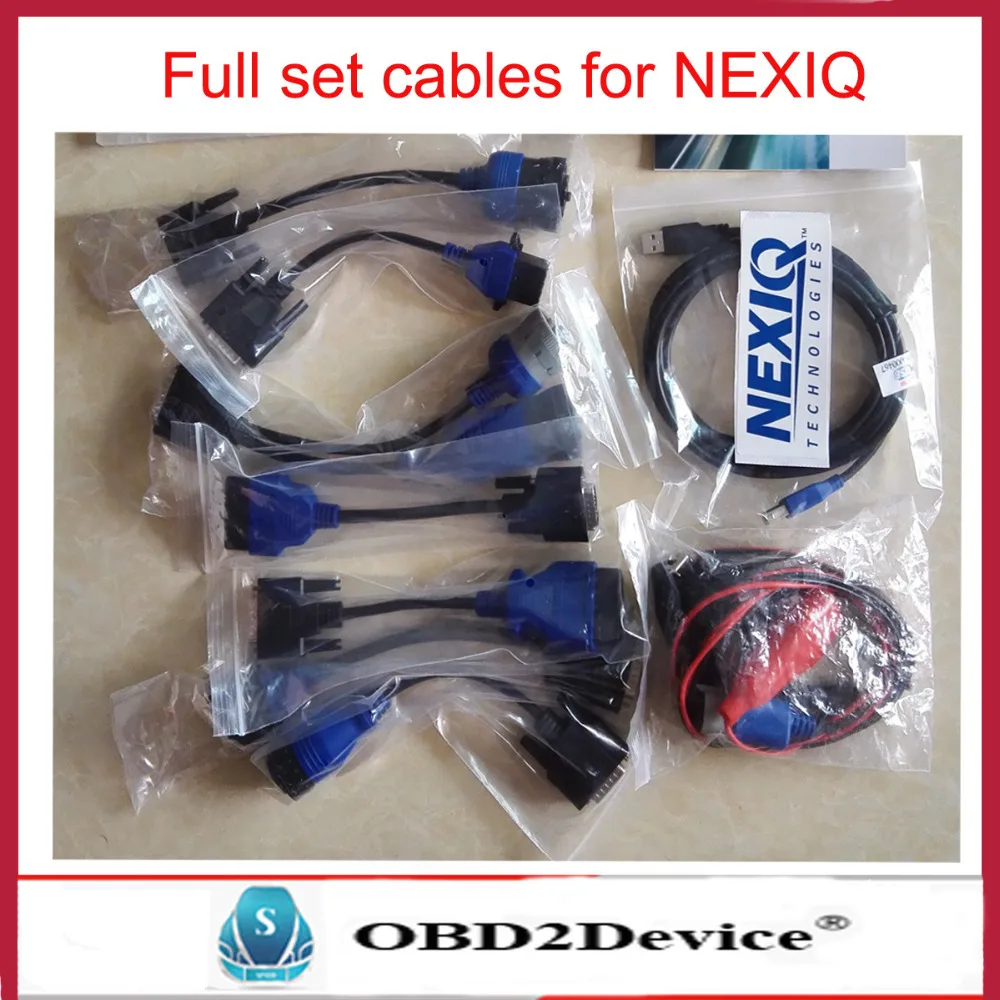 

High quality NEXIQ 125032 USB Link cables full set 100% work with nexiq  best price nexiq cables for NEXIQ scanner