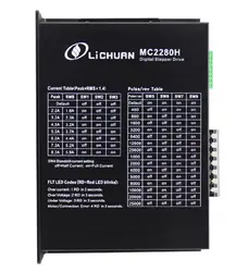 2 фазы NEMA42 Гибридный Драйвер шагового двигателя dsp AC220V 5.9a mc2280h