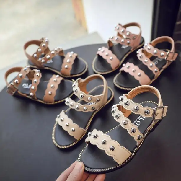 

Fashion Girls Summer Shoes Sweet Cute Children Sandals For Girls Princess Kids Beach Sandals Girls Comfortable Shoes