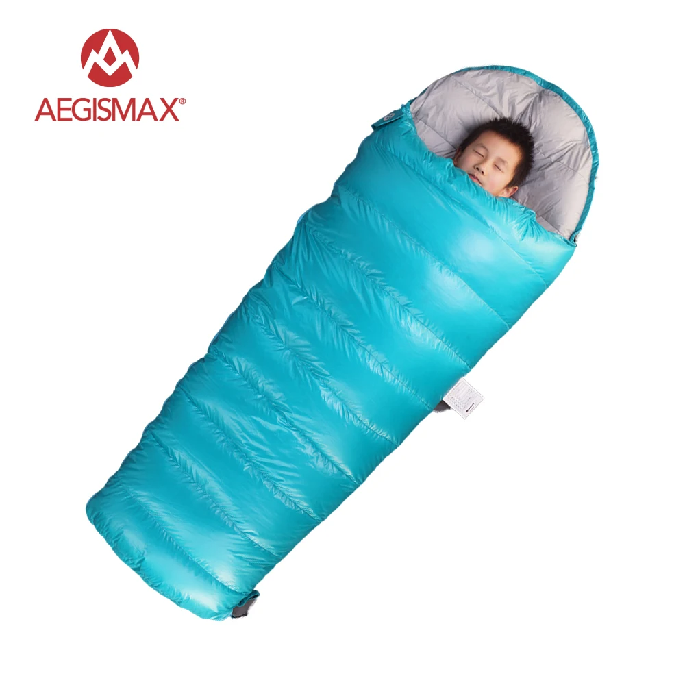 Outdoor Ultralight Children Envelope Sleeping Bag 95 Goose Down 3