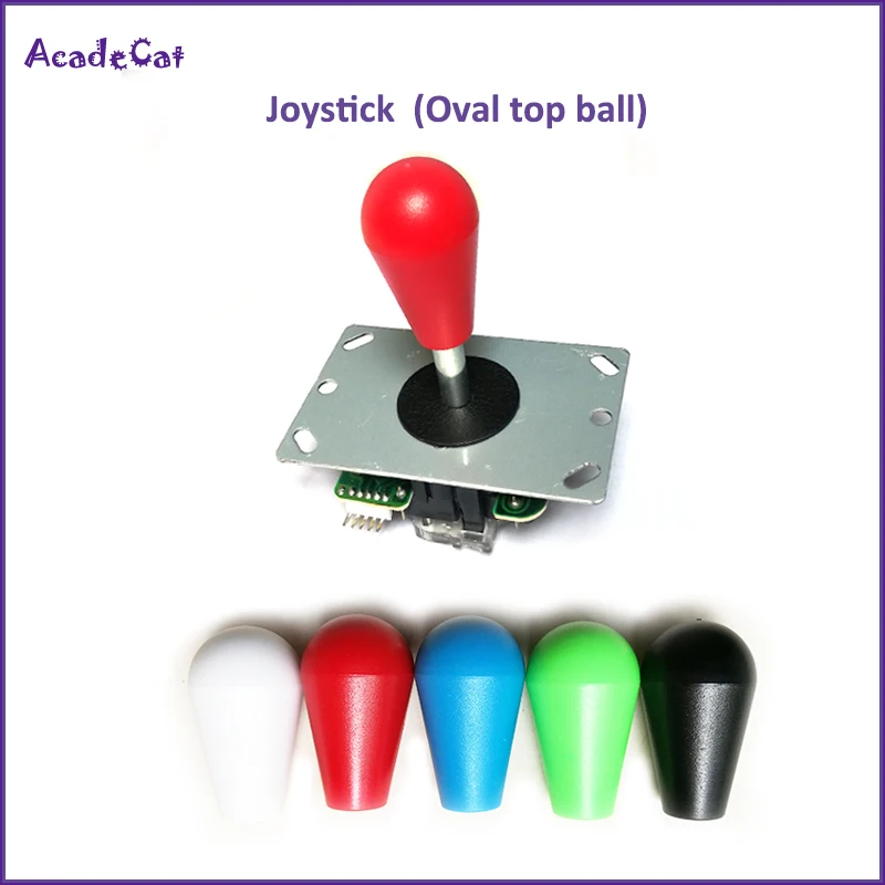 

Free shipping Arcade Joystick with Oval Top ball handle SANWA, sanwa style Jamma game joystick fighting stick American Style
