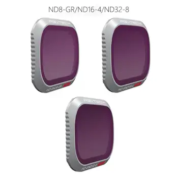 

PGYTECH 3PCS GND Filters Set Profesional Version ND8-GR ND16-4 ND32-8 Filter for DJI Mavic 2 PRO Drone Accessories