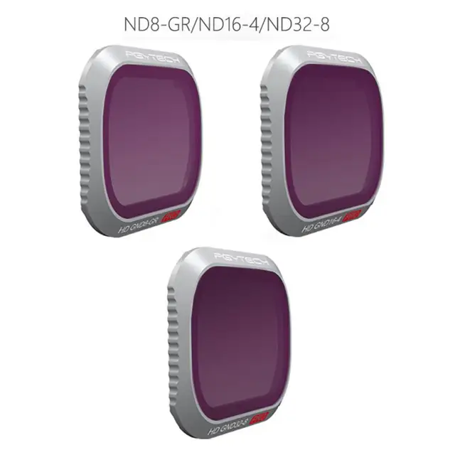 $75.91  PGYTECH 3PCS GND Filters Set Profesional Version ND8-GR ND16-4 ND32-8 Filter for DJI Mavic 2 PRO Dr