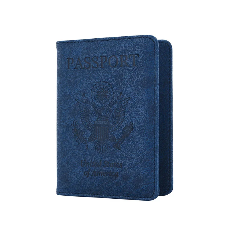Новая Rfid Блокировка Обложка для паспорта многофункциональный США чехол для паспорта американские обложки для паспорта для девочек Американский держатель для паспорта