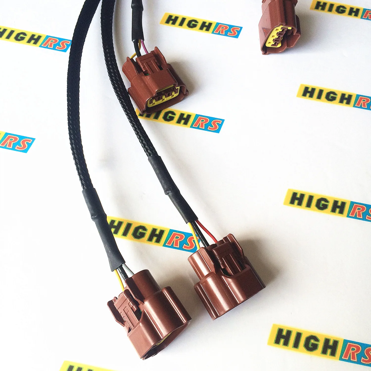 Провода с оплеткой разъем подходит для Nissan Skyline GTR R32 BNR32 GTST RB26DETT катушки зажигания пакет 24079-05U00 подлинный разъем OE