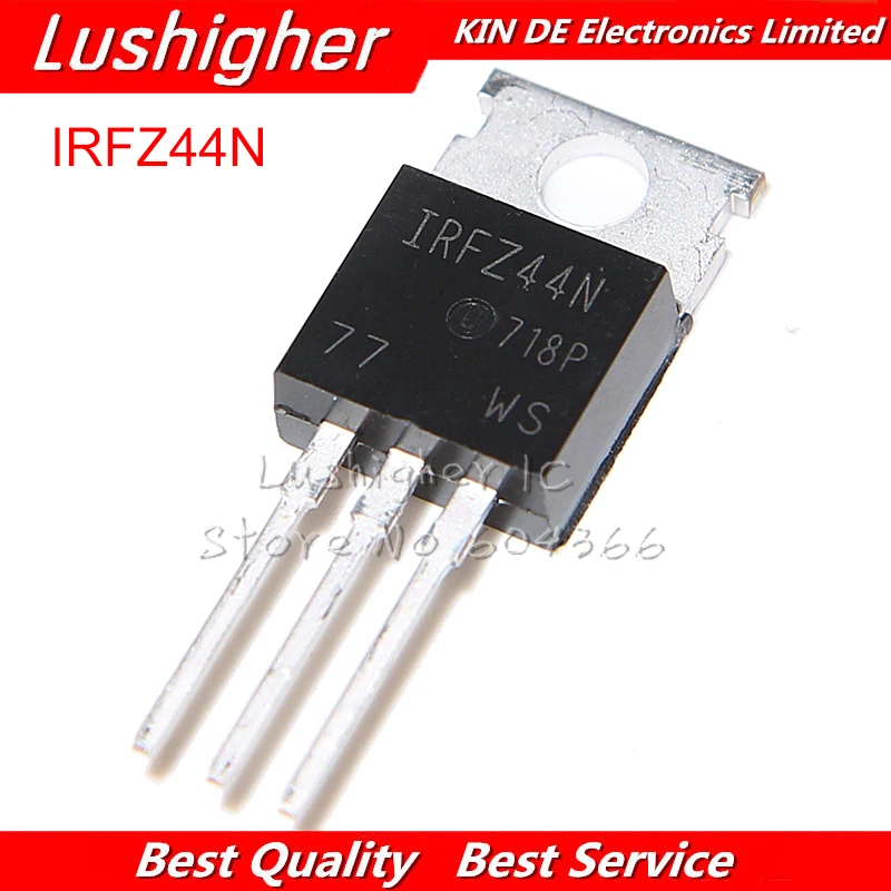 100pcs IRFZ44N TO-220 IRFZ44 TO220 MOSFET New Original | Электронные компоненты и принадлежности