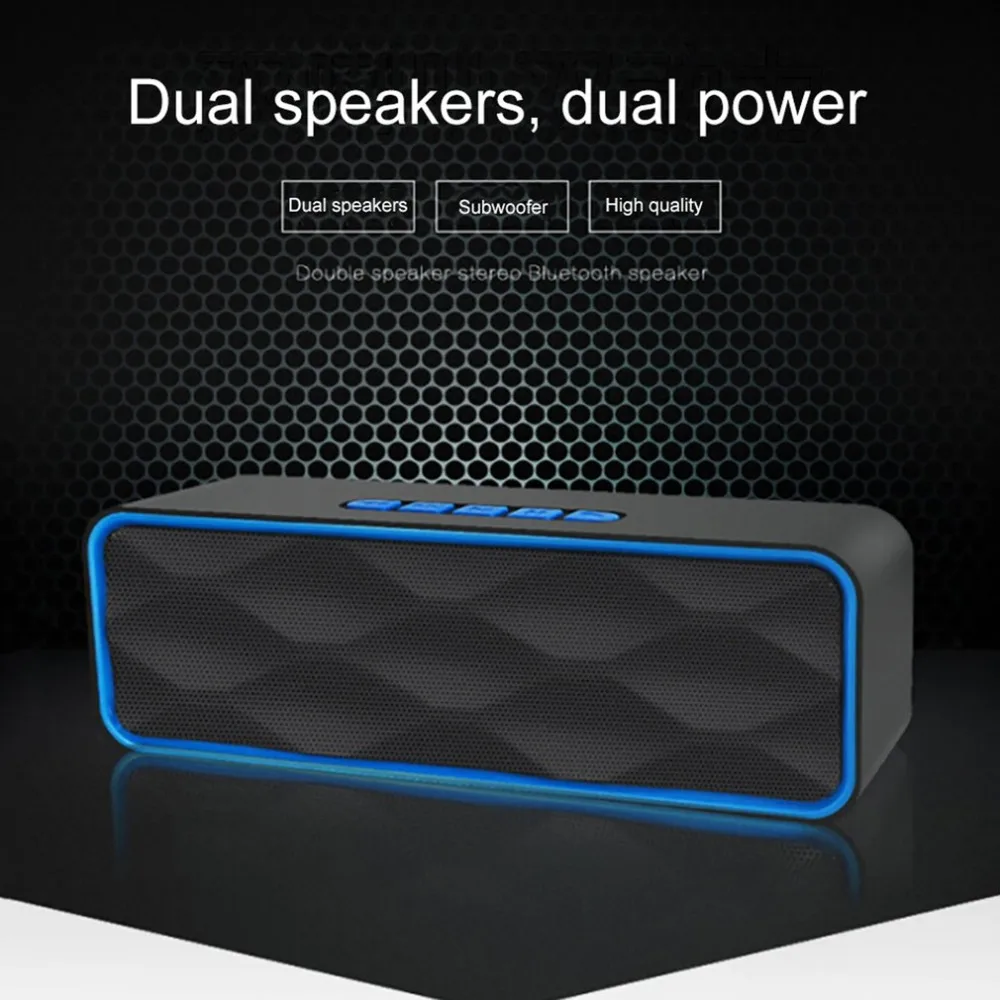 

Bluetooth Column Mini Portable Speaker Sound box music center sound bar subwoofer talking bluetooth caixa de som with FM radio