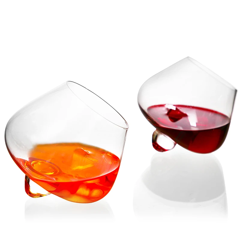 

Bell Creative Glass Cup 200/300ml Copenhagen Cognac Stemless Wine Glass Set of 2 Small Liqueur Whisky Glass