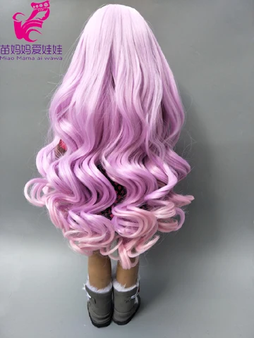 1" кукольные волосы для девочек 25-28 см круглые парики для ремонта кукольных волос аксессуары для кукол-009 - Цвет: Color 3