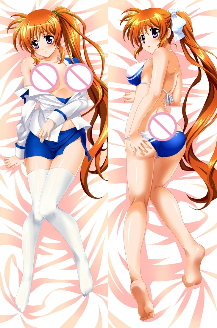 2018 July японское аниме Волшебная девушка лирическая наволочка Nanoha Arufu Arf Dakimakura
