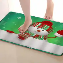 Коврик для ванной комнаты в стиле снеговика, Забавный Противоскользящий коврик для ванной, аксессуары для душевой занавески, соответствующие вашей душевой занавеске