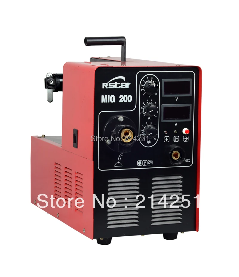 2014 хит продаж, настоящий сварочный аппарат Mig Mag, инвертор для биполярного транзистора с изолированным затвором Mig/mag200, сварочный аппарат
