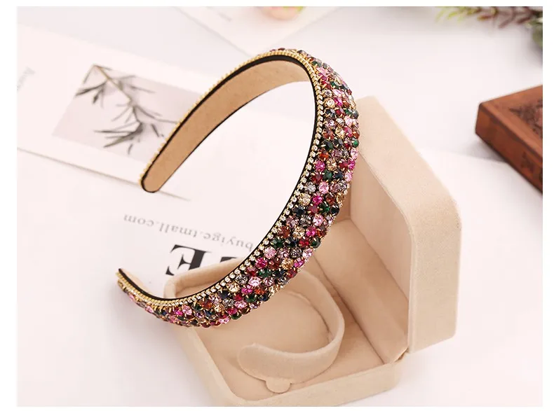 Tiaras de Strass para as Mulheres Acessórios para o Cabelo Jóias de Luxo Colorido de Cristal Hairbands Novos Coreano High End Bonito Cabelo 2020 10 Cheap Acessórios para cabelo (mulheres)