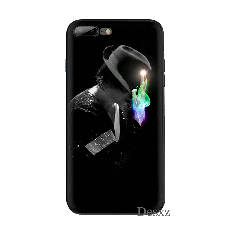 Силиконовый ТПУ чехол для телефона Майкл Джексон iPhone 11 Pro X XS Max XR 6 6s 7 8 Plus 5 5s SE
