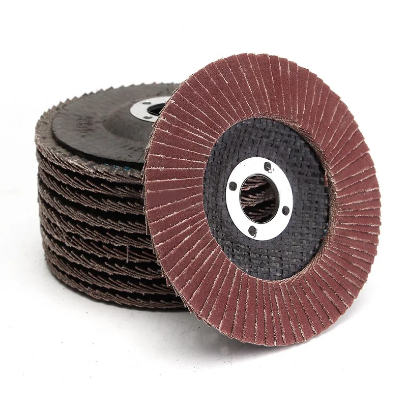 

10pcs 100mm 40 60 80 120 Grit Aluminum Oxide Flap Disc Sanding Grinding Wheels