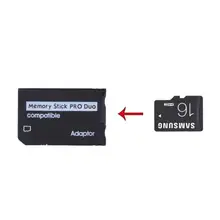 Адаптер карты Micro SD 128MB до 2GB SDHC TF карта для карты памяти MS Pro Duo адаптер конвертер карта чехол PDA и цифровая камера