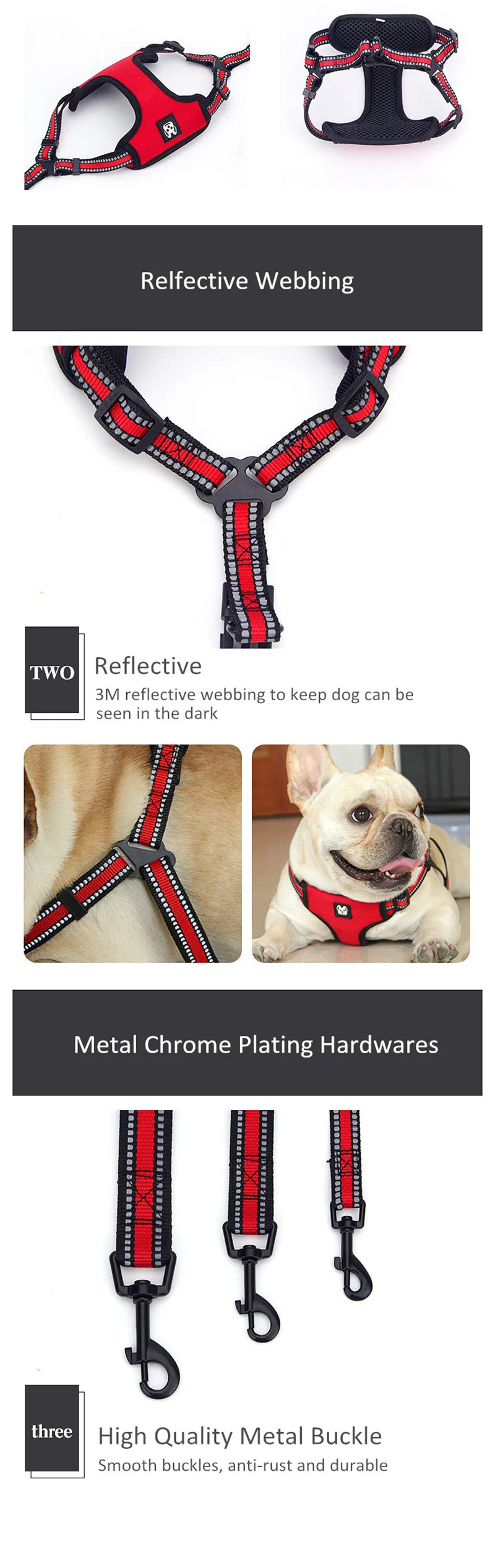 Dog Harness and Leash Set  (23)