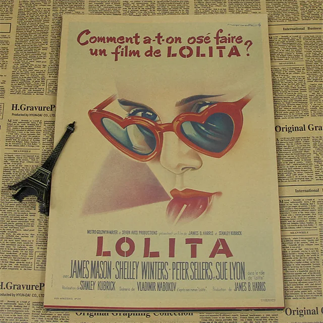 Vintage Retro Plakaty Filmowe Lolita Wall Art Craft Plakaty