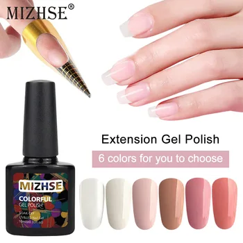 

MIZHSE 10ml Acrylic Poly Extension Gel Quick Building Gel Polish Nail Art Manicure Nails Extensions Hybrid Primer Base Gel