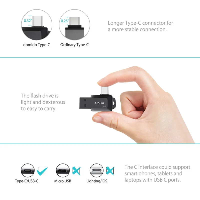 THKAILAR USB 3 0 type C OTG флеш накопитель 128 Гб 64 Флешка 32 высокоскоростная карта памяти