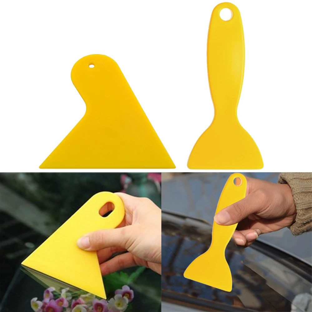 

1pc Plastic Scraper Ice Scraper Auto Cleaning Tool Window Cleaner Windshield Snow Shovel Glass Water Remove Wiper Squeegee