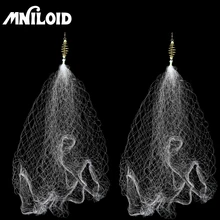 MNILOID 2 шт. медная пружинная рыболовная сеть с ночными светящиеся бусины шарикоподшипник твердый кольцевой Разъемный соединитель для рыбалки инструмент