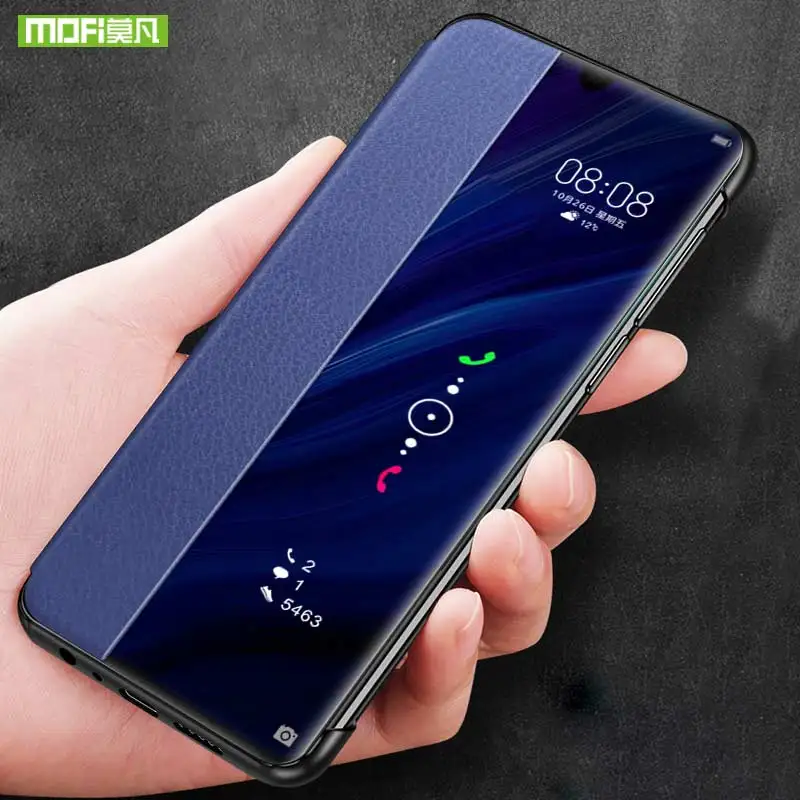 

Business Mofi for Huawei p30 pro case for Huawei p30 case p30 pro cover flip leather for Huawei p30 case smart window case