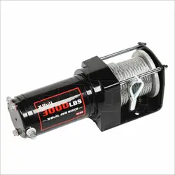 Treuil électrique sans fil, avec câble en acier à haute résistance, pour Atv, 12V, 3000Lb/1360Kg 