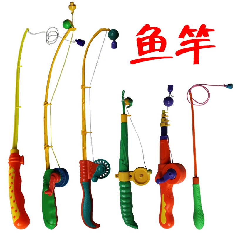 Anak pancing set magnet pancing plastik mainan pancing